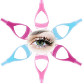 3 in 1 Mascara Shield Guard,Mascara Shield,Newbie-Friendly Mascara Shield Applicator Guard,Travel Essentials & Pocketwear.Purple+Pink+Blue(6PCS) M